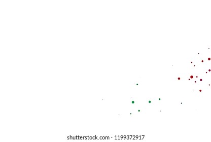 Light Multicolor, Rainbow vector background with bubbles. Blurred decorative design in abstract style with bubbles. Pattern of water, rain drops.