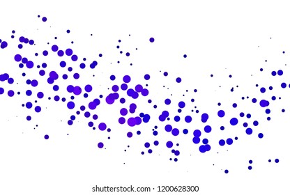 Light Multicolor, Rainbow vector background with bubbles. Blurred bubbles on abstract backdrop with colorful gradient. Pattern for beautiful websites.