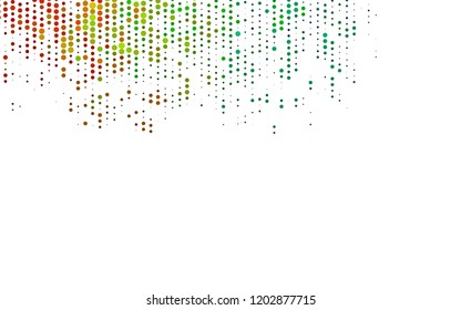 Light Multicolor, Rainbow vector background with bubbles. Modern abstract illustration with colorful water drops. Design for posters, banners.