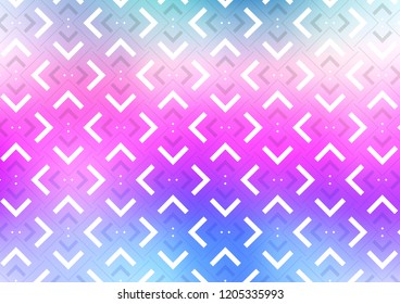 Light Multicolor, Rainbow vector background with straight lines. Shining colored illustration with narrow lines. The pattern can be used for websites.