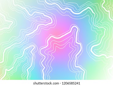 Light Multicolor, Rainbow vector background with bent ribbons. A completely new color illustration in marble style. Marble design for your web site.