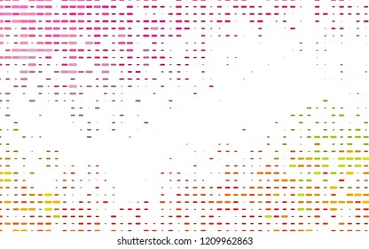 Light Multicolor, Rainbow vector background with straight lines. Lines on blurred abstract background with gradient. The pattern can be used for busines ad, booklets, leaflets