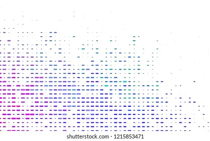 light Multicolor, Rainbow vector background with straight lines. Lines on blurred abstract background with gradient. The pattern can be used for busines ad, booklets, leaflets