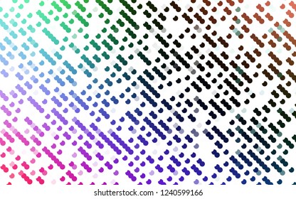 Light Multicolor, Rainbow vector background with straight lines. Modern geometrical abstract illustration with staves. Backdrop for TV commercials.