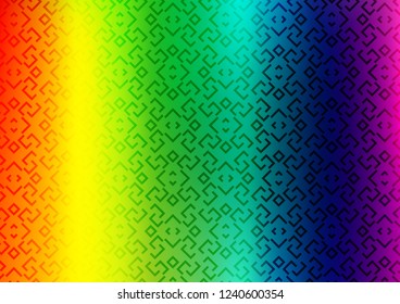 Light Multicolor, Rainbow vector background with straight lines. Shining colored illustration with narrow lines. Backdrop for TV commercials.