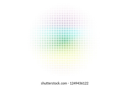 Light Multicolor, Rainbow vector background with bubbles. Beautiful colored illustration with blurred circles in nature style. Pattern of water, rain drops.
