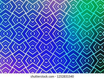 Light Multicolor, Rainbow vector background with straight lines. Shining colored illustration with narrow lines. Pattern for business booklets, leaflets.