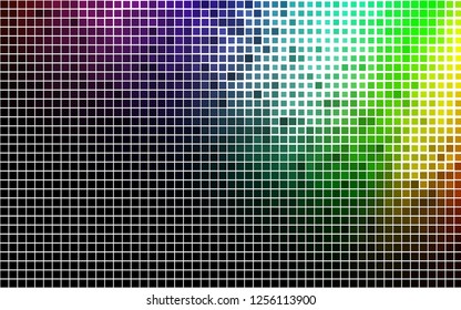 Light Multicolor, Rainbow vector background with rectangles. Modern abstract illustration with colorful rectangles. Pattern can be used for websites.