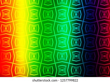 Light Multicolor, Rainbow vector background with straight lines. Glitter abstract illustration with colored sticks. Backdrop for TV commercials.