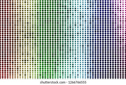 Light Multicolor, Rainbow vector background with bubbles. Blurred bubbles on abstract background with colorful gradient. Pattern for ads, booklets.