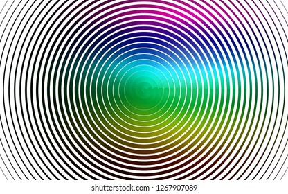 Light Multicolor, Rainbow vector background with bubbles. Beautiful colored illustration with blurred circles in nature style. Pattern for beautiful websites.