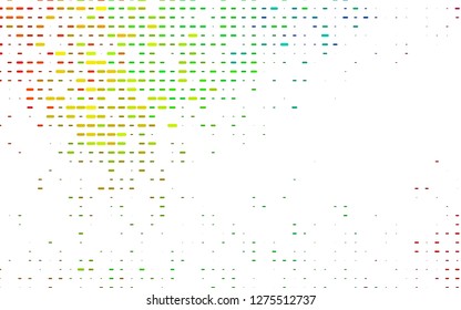 light Multicolor, Rainbow vector background with straight lines. Lines on blurred abstract background with gradient. The pattern can be used for websites.