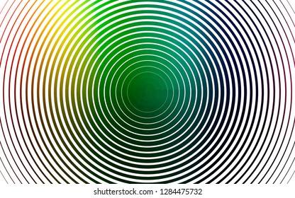 Light Multicolor, Rainbow vector background with bubbles. Abstract illustration with colored bubbles in nature style. Pattern for ads, booklets.