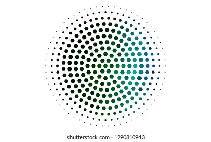 Light Multicolor, Rainbow vector background with hexagons. White background with colorful hexagons. New template for your brand book.