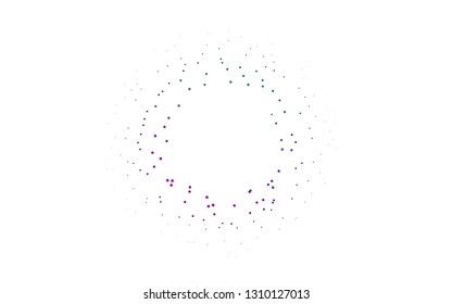 Light Multicolor, Rainbow vector  background with bubbles. Beautiful colored illustration with blurred circles in nature style. The pattern can be used for beautiful websites.