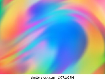 Light Multicolor, Rainbow vector background with lamp shapes. Brand new colored illustration in marble style with gradient. Brand new design for your ads, poster, banner.