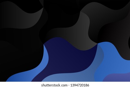 Light Multicolor, Rainbow vector background with bent ribbons. An elegant bright illustration with gradient. Pattern for your business design.