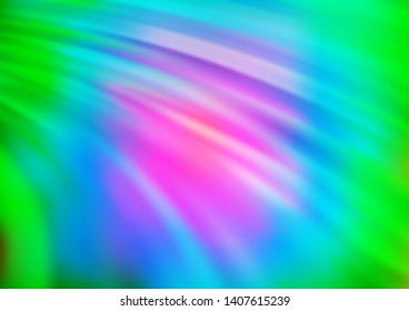 Light Multicolor, Rainbow vector background with abstract lines. Colorful abstract illustration with gradient lines. The elegant pattern for brand book.