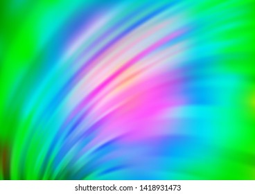 Light Multicolor, Rainbow vector background with lamp shapes. An elegant bright illustration with gradient. Pattern for your business design.