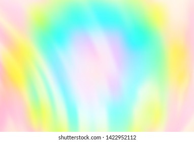Light Multicolor, Rainbow vector background with bent lines. Modern gradient abstract illustration with bandy lines. Pattern for your business design.