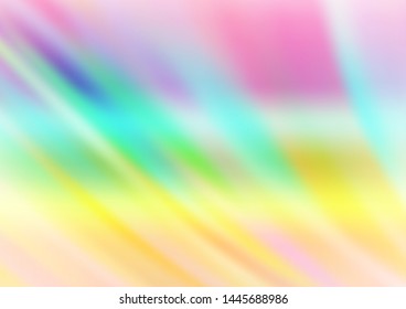 Light Multicolor, Rainbow vector background with abstract lines. Creative geometric illustration in marble style with gradient. A completely new template for your business design.
