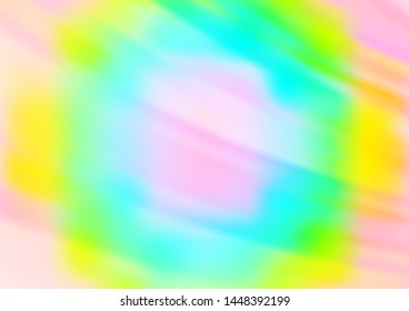 Light Multicolor, Rainbow vector background with straight lines. Modern geometrical abstract illustration with staves. Smart design for your business advert.