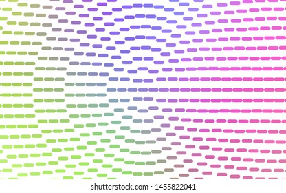 Light Multicolor, Rainbow vector background with straight lines. Decorative shining illustration with lines on abstract template. Pattern for business booklets, leaflets.