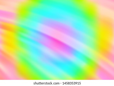 Light Multicolor, Rainbow vector background with lava shapes. Geometric illustration in marble style with gradient.  The elegant pattern for brand book.