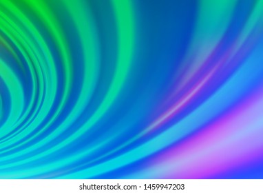 Light Multicolor, Rainbow vector background with abstract lines. A vague circumflex abstract illustration with gradient. Marble style for your business design.