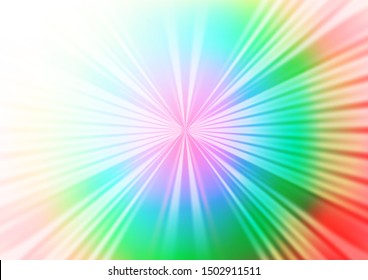 Light Multicolor, Rainbow vector background with straight lines. Shining colored illustration with narrow lines. Smart design for your business advert.