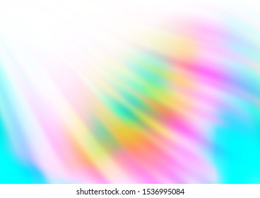 Light Multicolor, Rainbow vector background with bent lines. Colorful abstract illustration with gradient lines. Pattern for your business design.