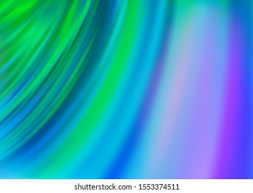 Light Multicolor, Rainbow vector background with bubble shapes. A sample with blurred bubble shapes. Marble design for your web site.