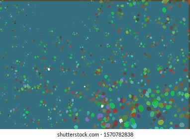 Light Multicolor, Rainbow vector background with bent ribbons. Glitter abstract illustration with wry lines. Brand new design for your ads, poster, banner.