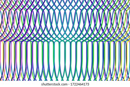 Light Multicolor, Rainbow vector background with bent lines. Colorful illustration in abstract marble style with gradient. A new texture for your ad, booklets, leaflets.