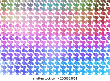 Light Multicolor, Rainbow vector background with abstract lines. A vague circumflex abstract illustration with gradient. The best blurred design for your business.