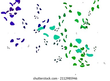 Light Multicolor, Rainbow vector background with abstract forms. Decorative design in abstract style with random forms. Best smart design for your business.
