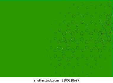 Light multicolor, rainbow vector background with bubbles. Abstract illustration with colored bubbles in nature style. Pattern of water, rain drops.