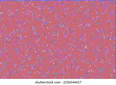 Light Multicolor, Rainbow vector background with bubbles. Blurred bubbles on abstract background with colorful gradient. Completely new template for your brand book.