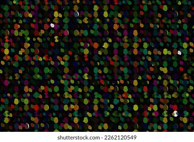 Light Multicolor, Rainbow vector background with bent ribbons. A sample with blurred bubble shapes. A completely new marble design for your business.