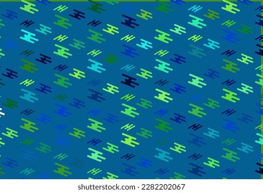 Light Multicolor, Rainbow vector background with straight lines. Decorative shining illustration with lines on abstract template. Pattern for websites, landing pages.