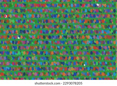Light Multicolor, Rainbow vector background with bubble shapes. A sample with blurred bubble shapes. A completely new template for your business design.