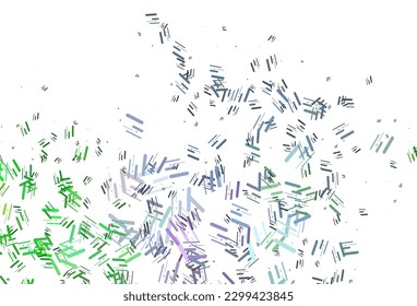 Light Multicolor, Rainbow vector background with straight lines. Decorative shining illustration with lines on abstract template. Smart design for your business advert.