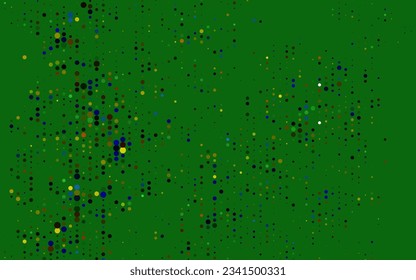 Light Multicolor, Rainbow vector background with bubbles. Glitter abstract illustration with blurred drops of rain. Design for business adverts.