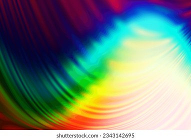 Light Multicolor, Rainbow vector background with lamp shapes. An elegant bright illustration with gradient. Brand new design for your ads, poster, banner.