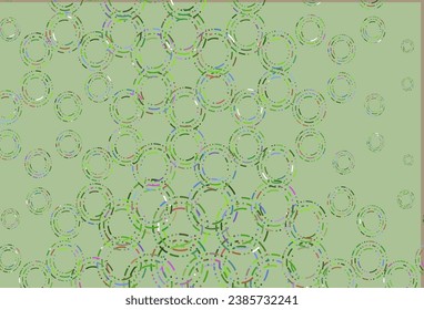 Light multicolor, rainbow vector background with bubbles. Blurred decorative design in abstract style with bubbles. Pattern for beautiful websites.