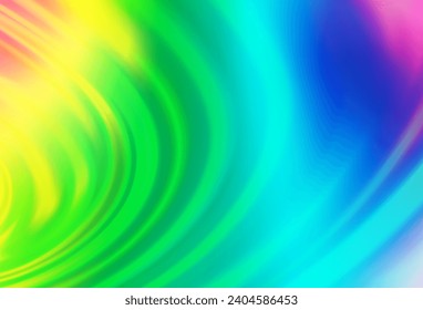 Light Multicolor, Rainbow vector background with lava shapes. Glitter abstract illustration with wry lines. Textured wave pattern for backgrounds.