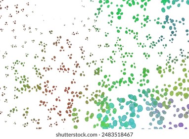 Light Multicolor, Rainbow vector background with bent ribbons. Glitter abstract illustration with wry lines. Brand new design for your ads, poster, banner.