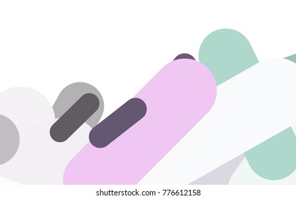 Light Multicolor, Rainbow vector background with straight lines. Blurred decorative design in simple style with lines. Best design for your ad, poster, banner.