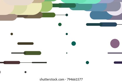 Light Multicolor, Rainbow vector background with straight lines. Decorative shining illustration with lines on abstract template. The pattern can be used for medical ad, booklets, leaflets