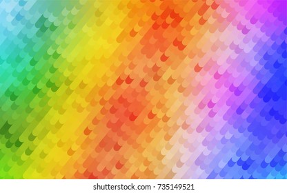 Light Multicolor, Rainbow vector bandy pattern. Brand-new colored illustration in blurry style with gradient. The textured pattern can be used for background.